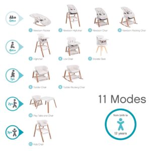 16501_8_fri Стул для кормления Tutti Bambini растущий High Chair Nova 18