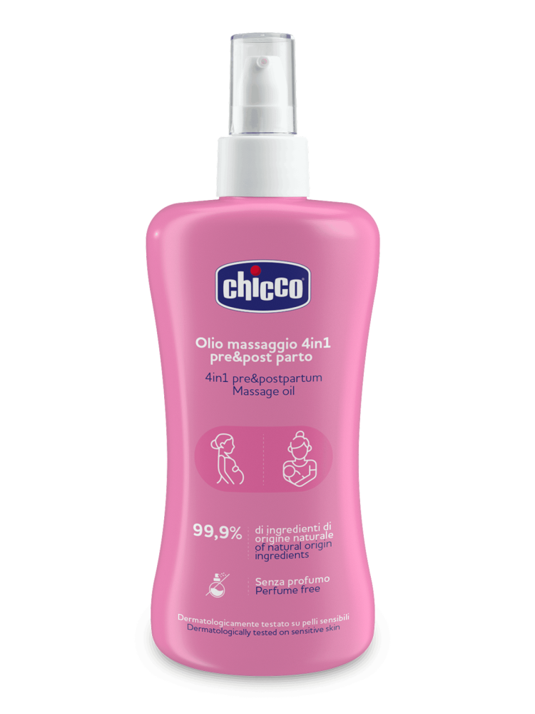 Масло массажное Chicco 4в1 от растяжек 1