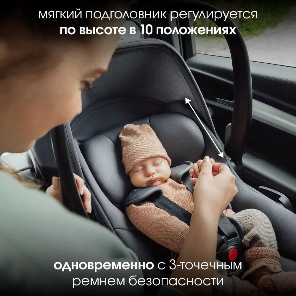Комплект 3в1 Britax Roemer коляска SMILE 5Z LUX|Warm Caramel + автокресло BABY-SAFE PRO Space Black 22
