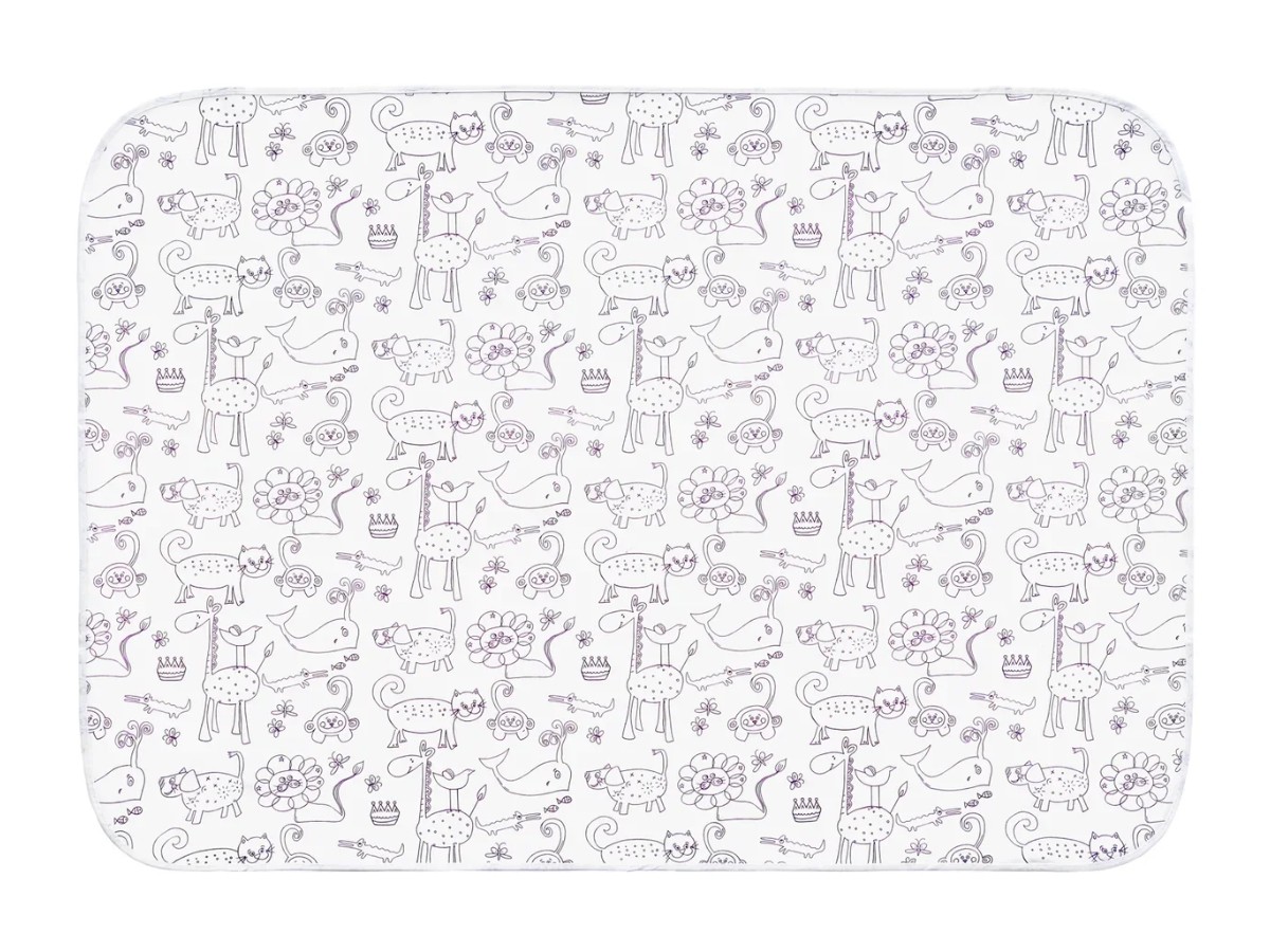 Клеёнка-наматрасник Roxy Kids с резинками-держателями ZOO 70*100 см, 2 шт 7