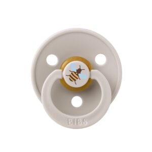 Пустышка латексная BIBS Studio Colour - Bumblebee, 6+ мес. 3 mushroom