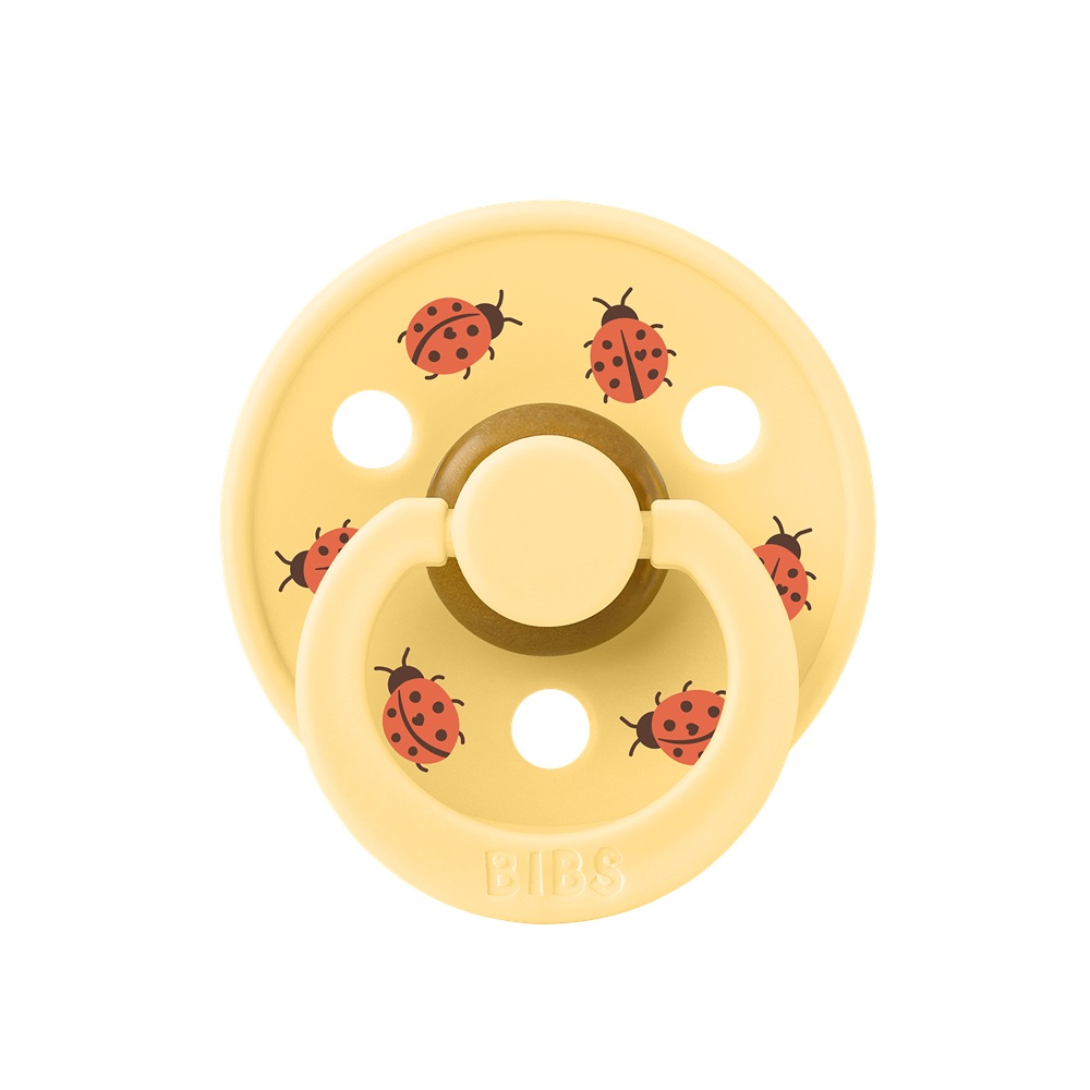 Пустышка латексная BIBS Studio Colour - Ladybug Friends, 0+ мес. 2 Пустышка латексная BIBS Studio Colour - Ladybug Friends, 0+ мес. 1