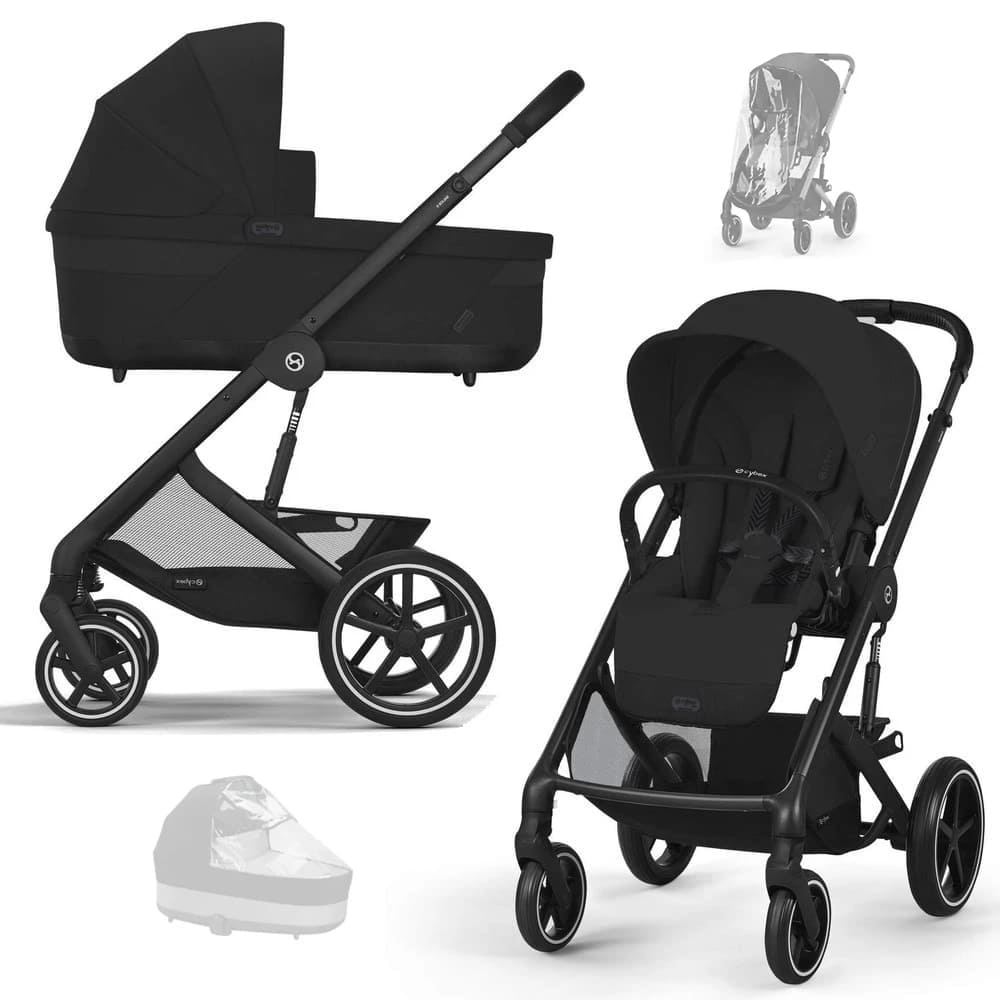 Коляска 2в1 Cybex Balios S Lux 2025 спальный блок+дождевик 2 Коляска 2в1 Cybex Balios S Lux 2025 спальный блок+дождевик 1