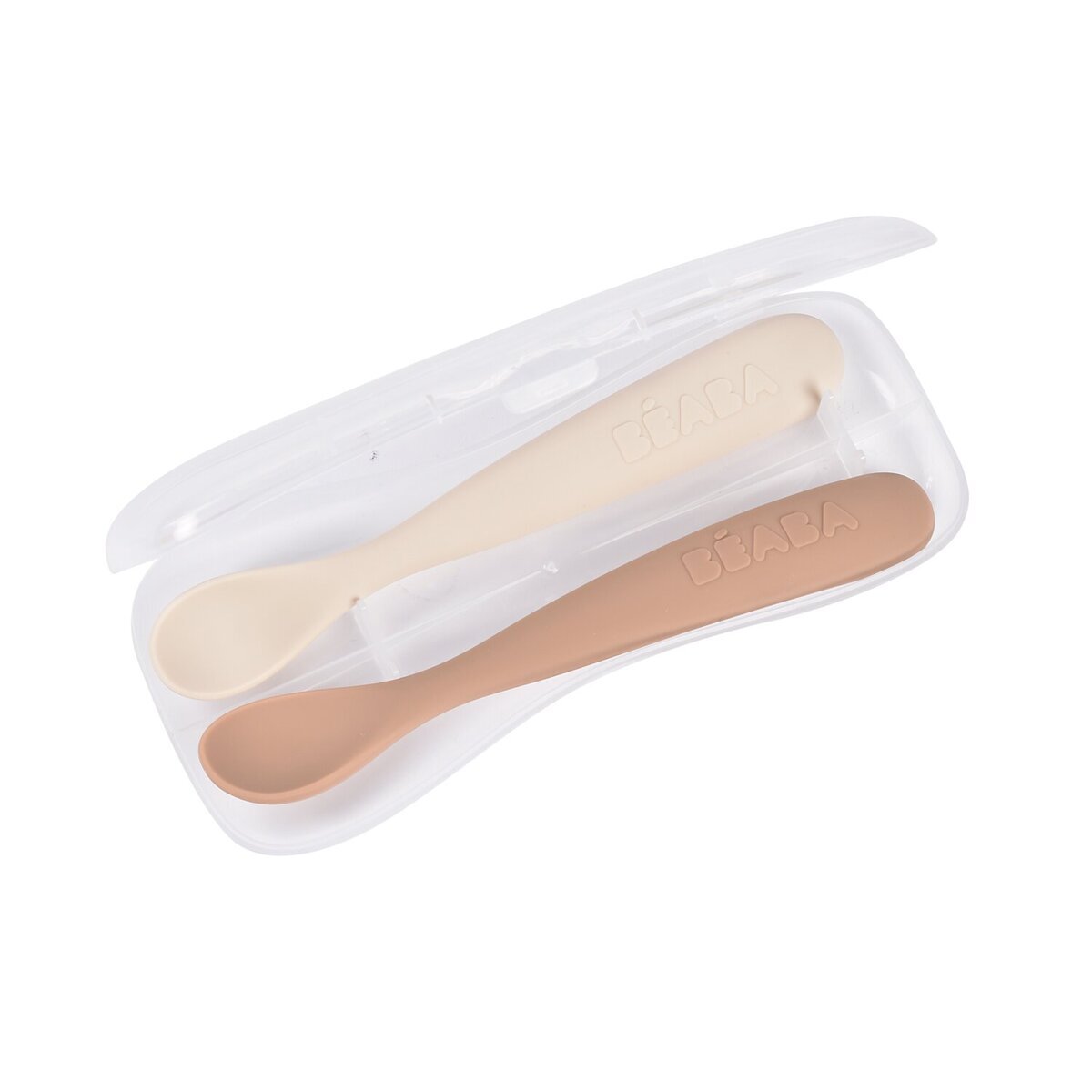 Набор из двух силиконовых ложек Beaba 4М+ с боксом для хранения SET OF 2 1ST AGE SILIC SPOONS +B ARG 3 Набор из двух силиконовых ложек Beaba 4М+ с боксом для хранения SET OF 2 1ST AGE SILIC SPOONS +B ARG 2
