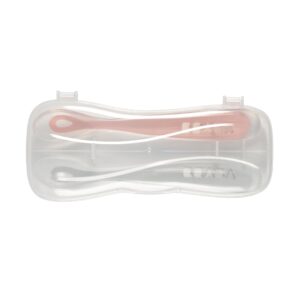 Набор эргономических ложек Beaba 2 ERGO 1ST AGE SPOONS+BOX PINK 7 Набор эргономических ложек Beaba 2 ERGO 1ST AGE SPOONS+BOX PINK