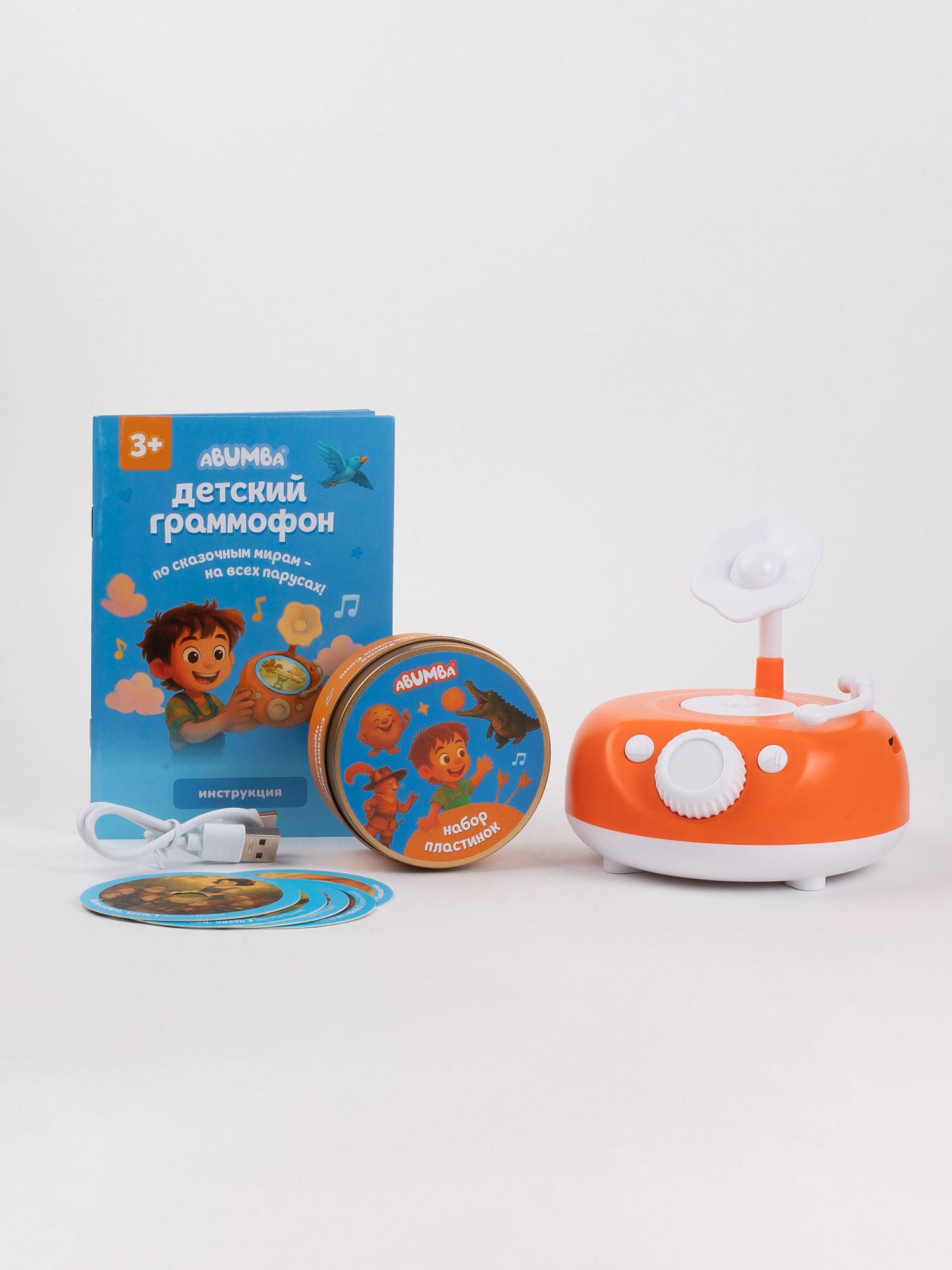 Игрушка музыкальная интерактивная Abumba Граммофон 6