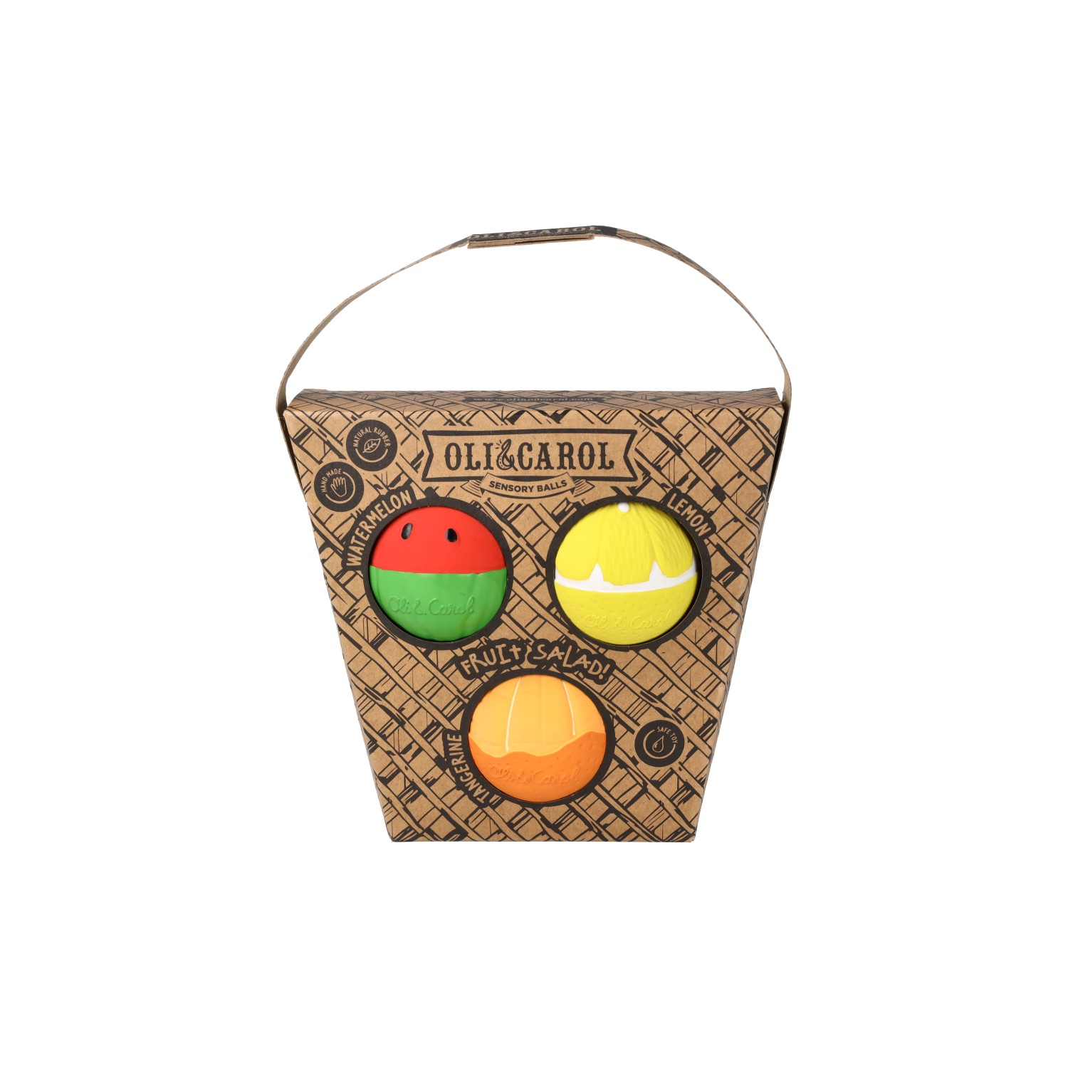 Набор тактильных мини-мячиков Oli&Carol Baby Sensory Balls 1 Набор тактильных мини-мячиков Oli&Carol Baby Sensory Balls