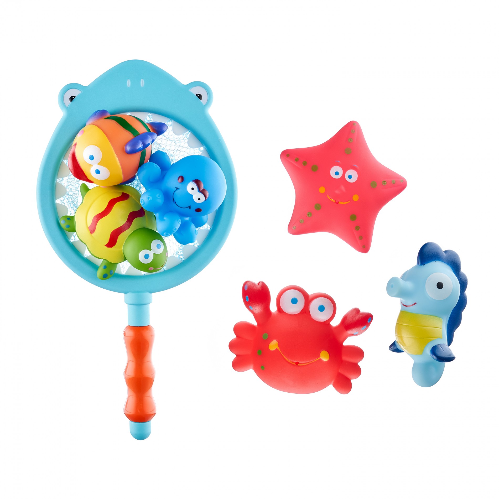 Набор игрушек для ванной с сачком Roxy Kids 1 Набор игрушек для ванной с сачком Roxy Kids