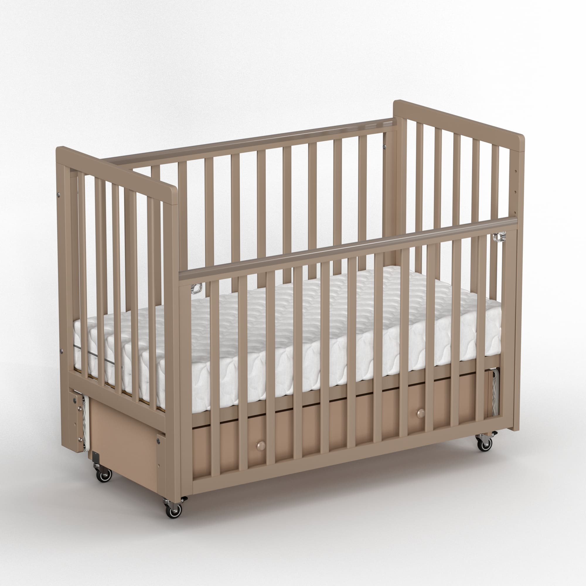 Кроватка Antemi Classic Sleep с маятником и ящиком 120*60 5 Кроватка Antemi Classic Sleep с маятником и ящиком 120*60