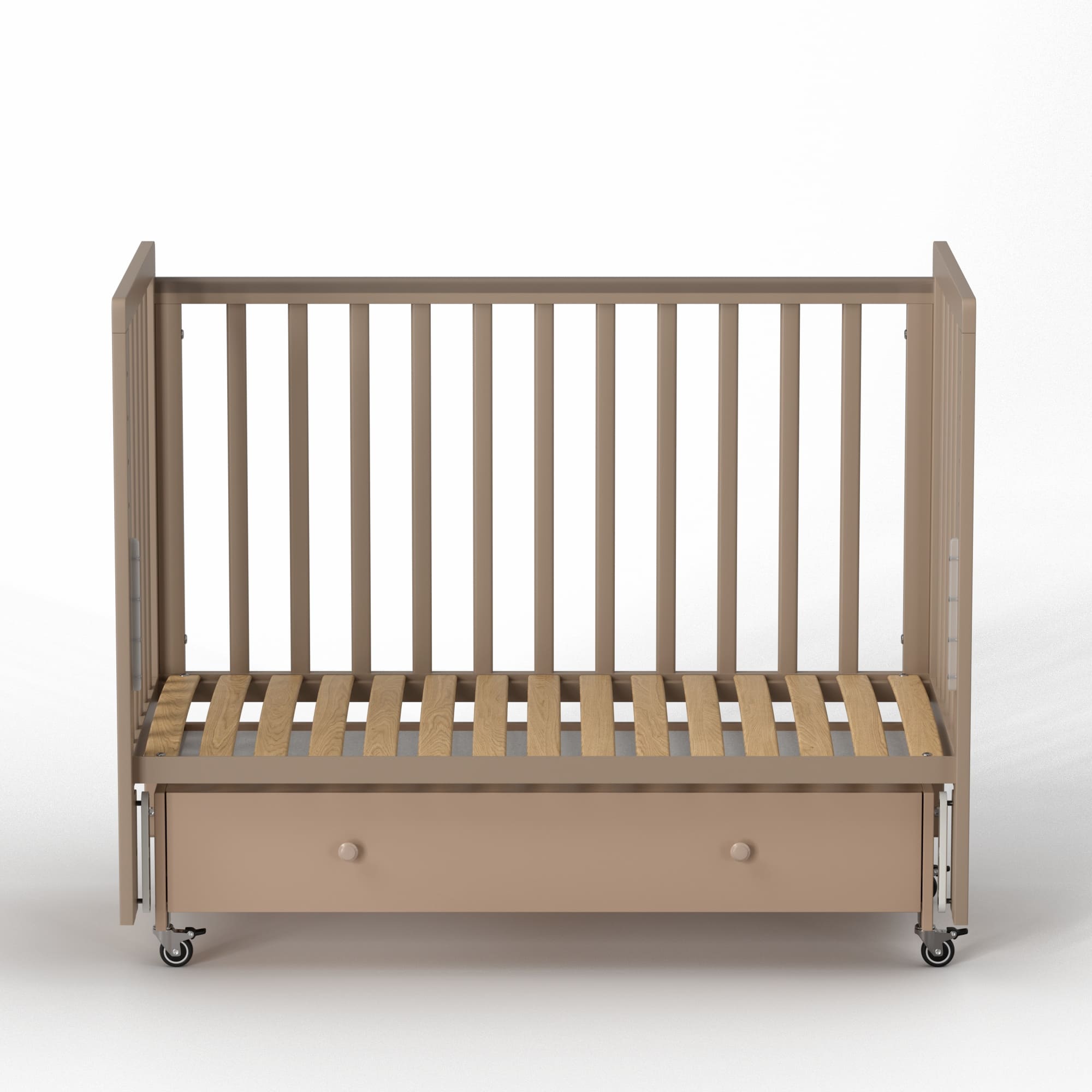 Кроватка Antemi Classic Sleep с маятником и ящиком 120*60 6 Кроватка Antemi Classic Sleep с маятником и ящиком 120*60