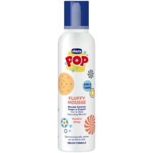 Мусс для волос и тела Chicco POP очищающий, 200мл, 3г+