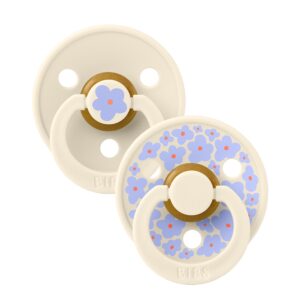 Набор пустышек латексных BIBS Studio Colour, 2 шт. – Jasmine, 6+ мес