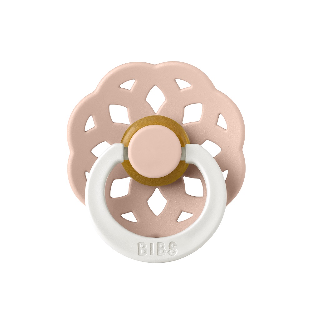 Пустышка латексная ночная BIBS Boheme Glow, 6+ мес