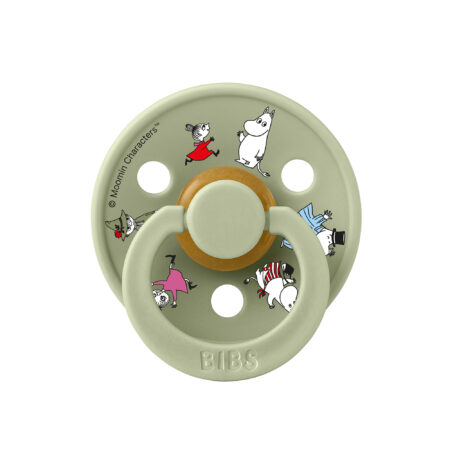 Пустышка латексная BIBS Colour – Moomin, 6+ мес
