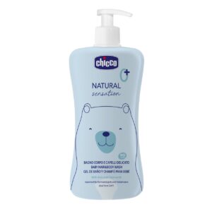 Средство для мытья волос и тела без слез Chicco Natural Sensation 500 мл