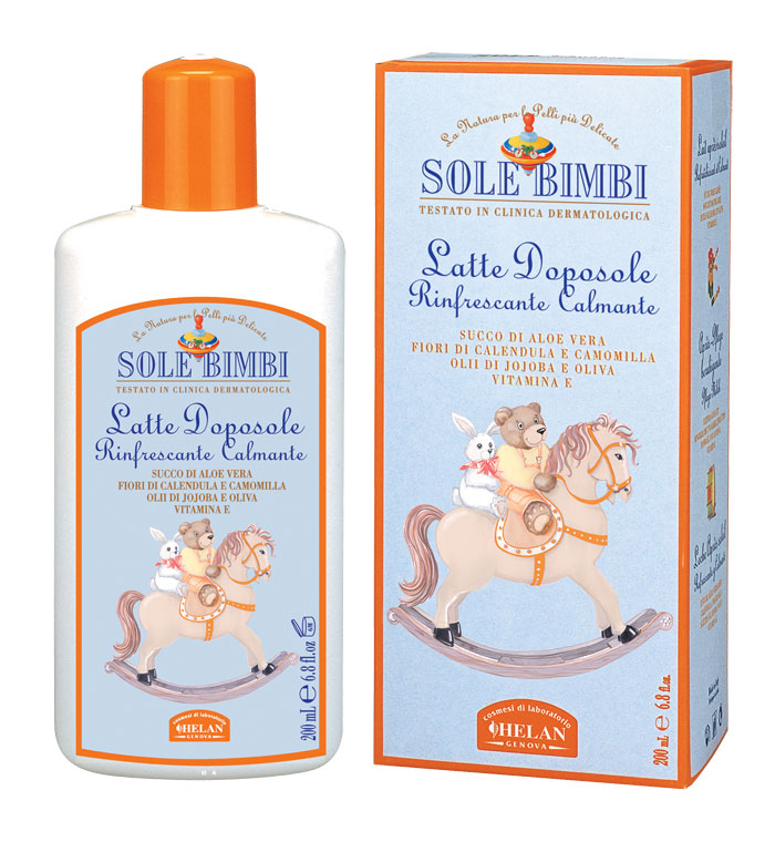 Молочко Helan Sole Bimbi после загара