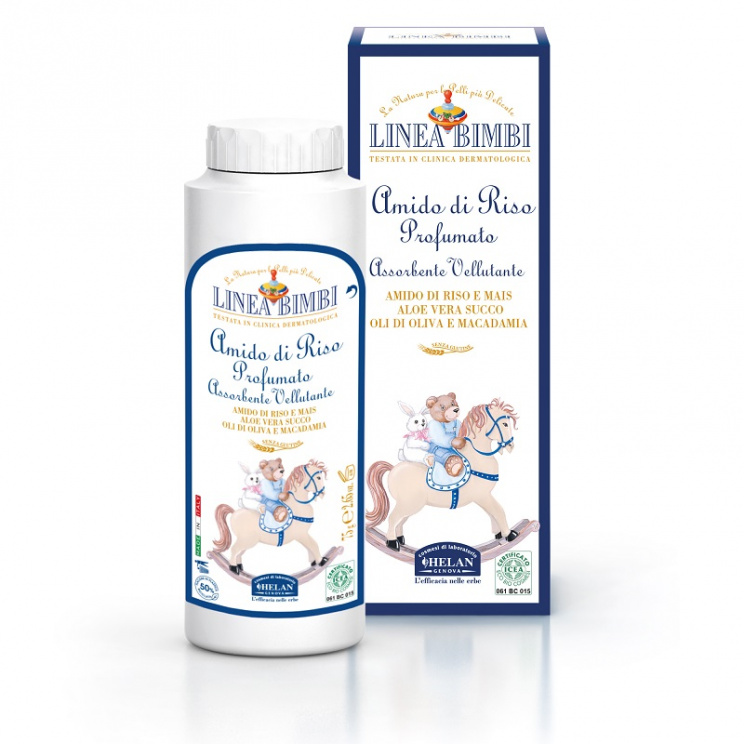 Присыпка детская мягкая рисовая Linea Bimbi - 75 гр.