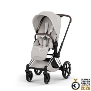 Коляска 2в1 Cybex Priam Style Chrome Brown