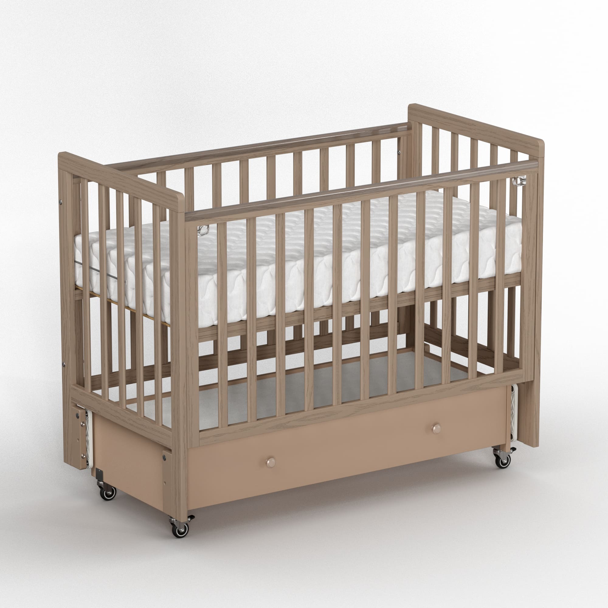 Кроватка Antemi Classic Sleep Premium с маятником и ящиком 120*60 1 Кроватка Antemi Classic Sleep Premium с маятником и ящиком 12060