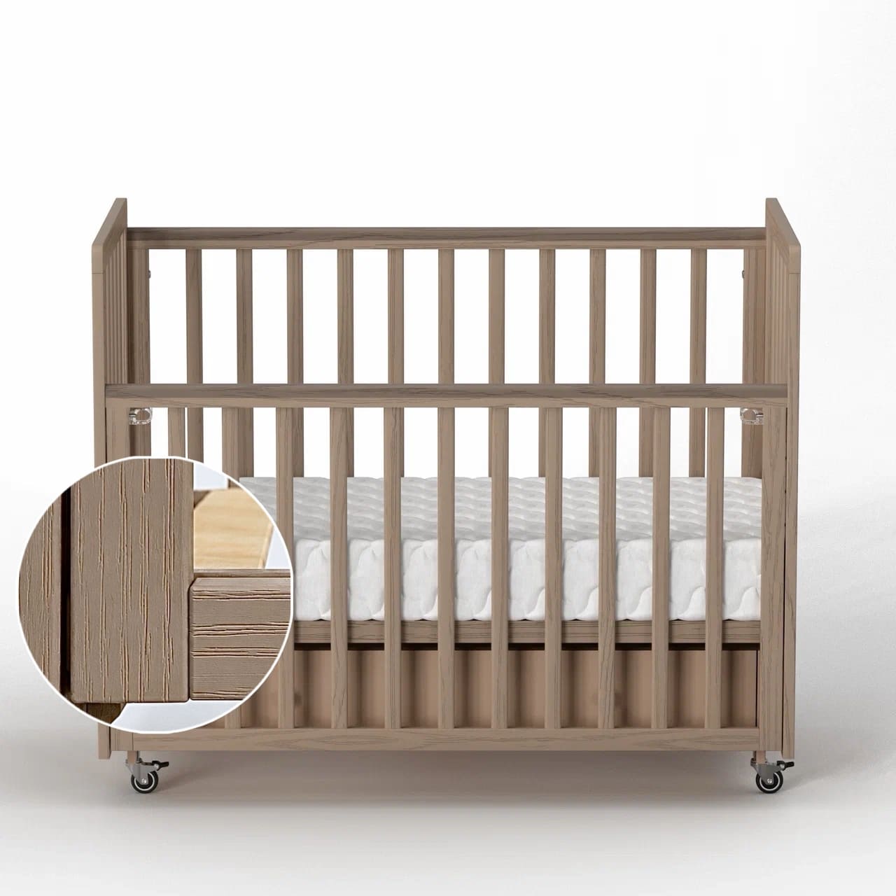 Кроватка Antemi Classic Sleep Premium с маятником и ящиком 120*60 10 Кроватка Antemi Classic Sleep Premium с маятником и ящиком 12060