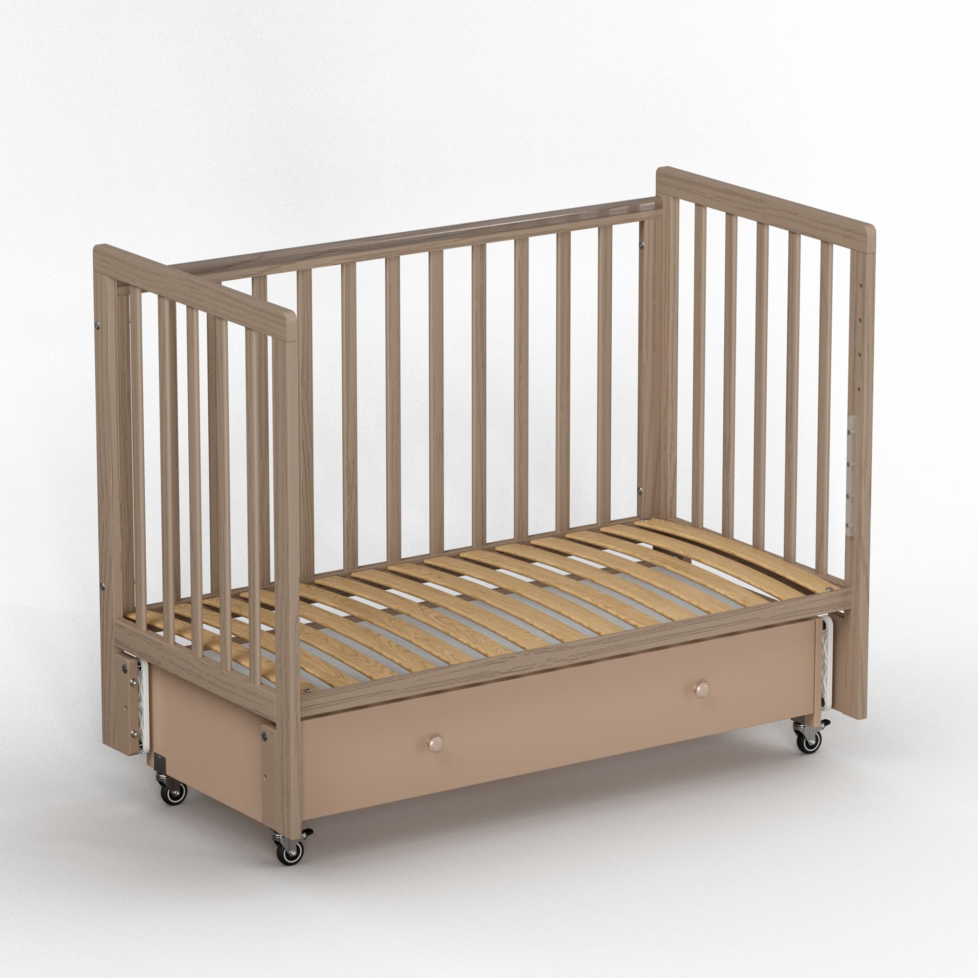 Кроватка Antemi Classic Sleep Premium с маятником и ящиком 120*60 11 Кроватка Antemi Classic Sleep Premium с маятником и ящиком 12060